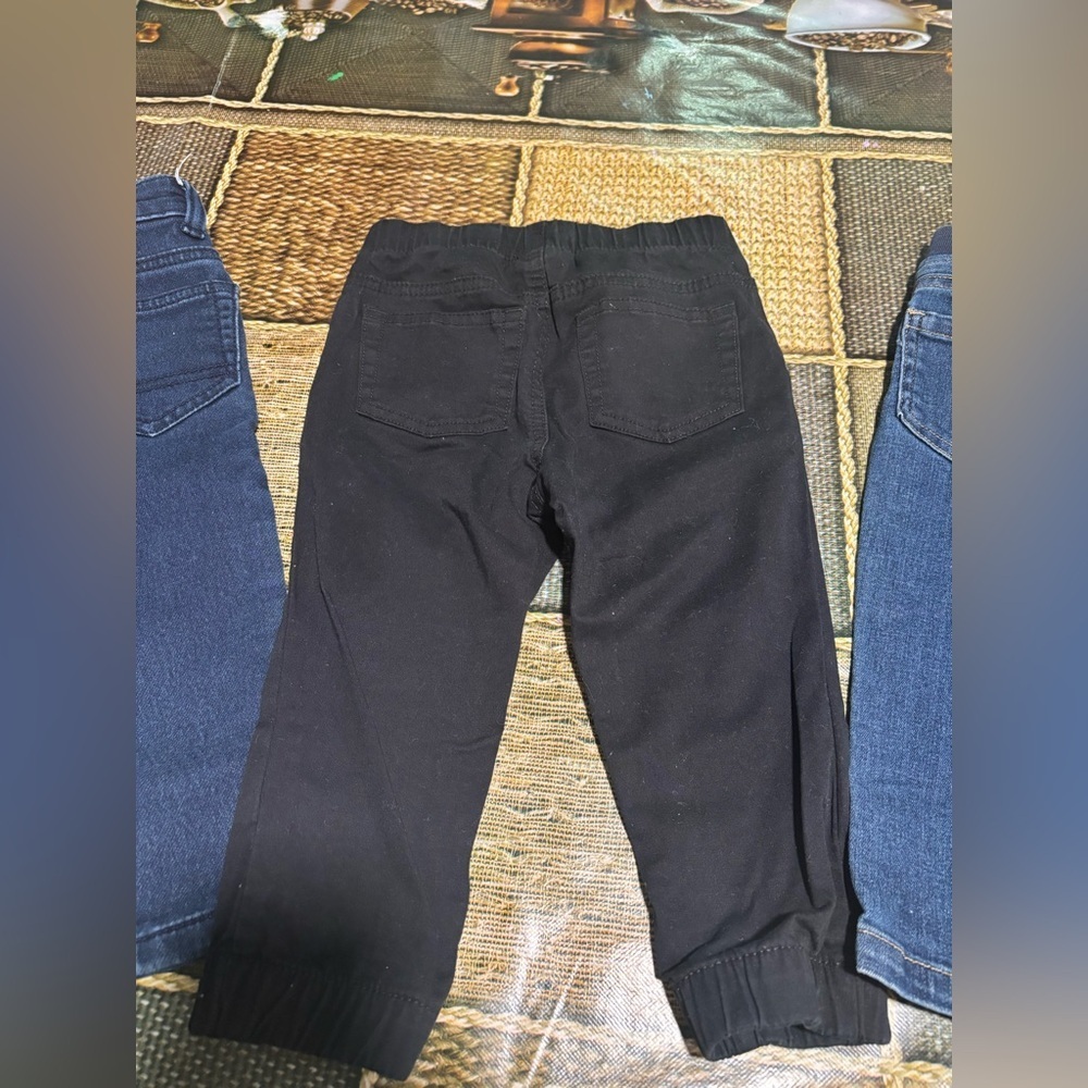 Cat&jack and garanimales Kids Jeans - Classic Blue and Black Trio size 18M - Picture 5 of 10